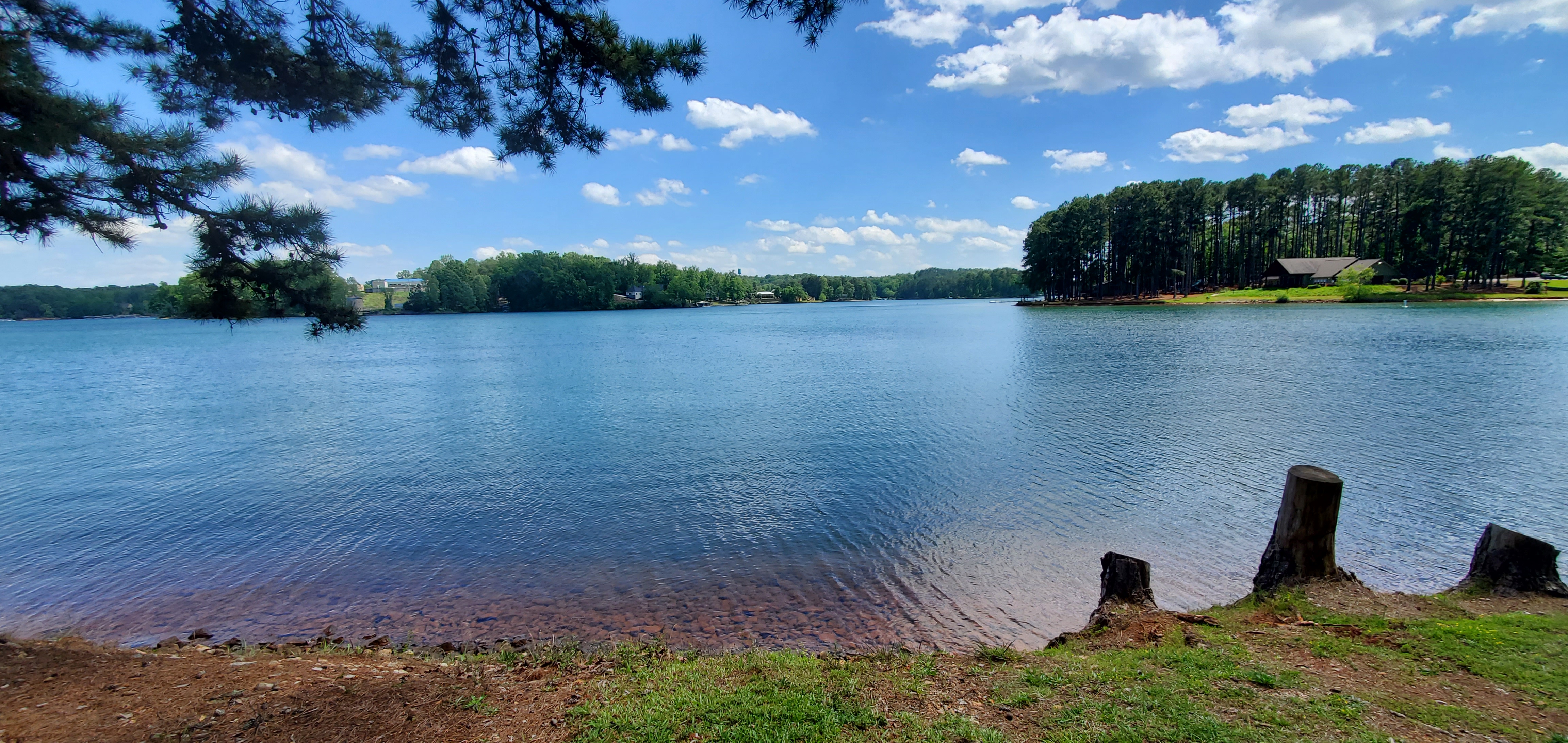 A picture of the lake
